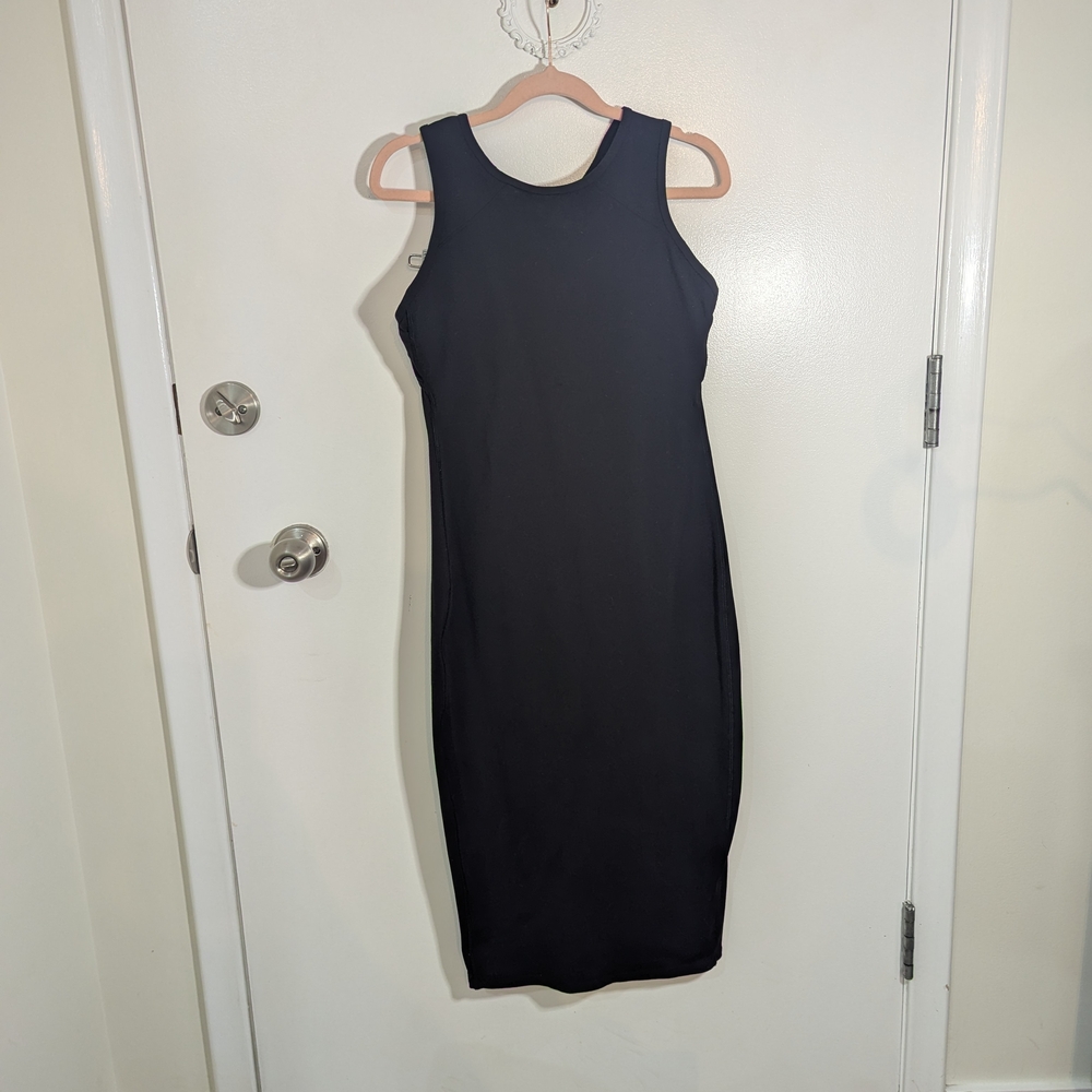 lululemon athletica Classic Black Midi Dress - Picture 2 of 5